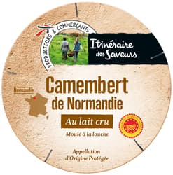 Itineraire des Saveurs Camembert de Normandie au lait cru