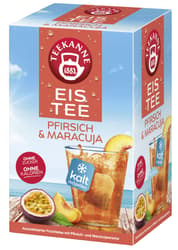 Teekanne Eistee Pfirsich & Maracuja Teebeutel