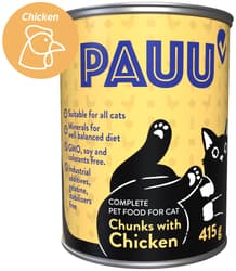 Pauu Katzenfutter mit Hühnchen in Sauce