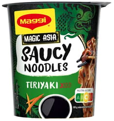 Maggi Magic Asia Saucy Noodles Teriyaki Cup Fertiggericht