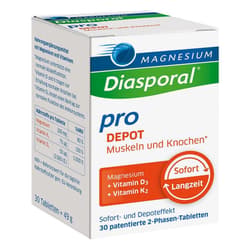 Magnesium Diasporal Pro Depot +D3 +K2 Muskel und Knochen
