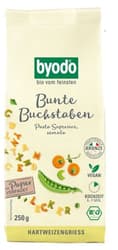 Byodo BIO Buchstabennudeln semola bunt