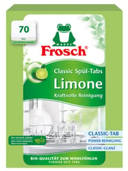Frosch Classic Dishwasher Tabs Lemon 70s