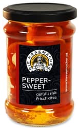 Die Käsemacher Peppersweet gefüllt mit Frischkäse