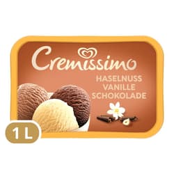 Cremissimo Hazelnut-Vanilla-Chocolate