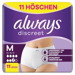 Always Discreet Incontinence Panties For Women, M