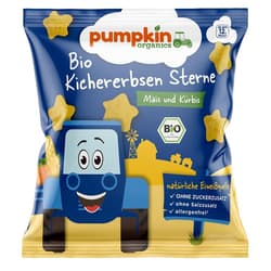 Pumpkin Organics - Bio Kichererben Sterne mit Mais & Kürbis