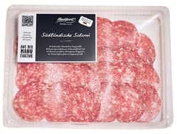 Bedford Südländische Salami geschnitten
