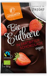 Landgarten BIO Erdbeeren in Zartbitterschokolade