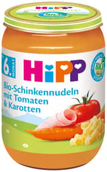 HiPP BIO-Schinkennudeln mit Tomaten und Karotten, ab dem 6. Monat