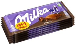 Milka Noisette 4+1 gratis