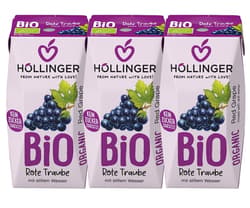 Höllinger ORGANIC Red Grape 3x200ml