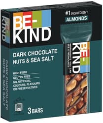 Be-Kind Dark Chocolate Nuts & Sea Salt 3er Pack glutenfrei
