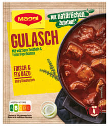 Maggi Fix für Gulasch