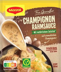Maggi Für Genießer! Champignon Rahm Sauce