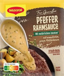 Maggi Für Genießer! Pfeffer Rahm Sauce