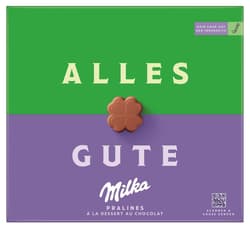 Milka 'Alles Gute' à la Dessert au Chocolat Pralinen