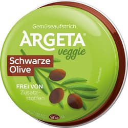 Argeta Veggie Schwarze Oliven
