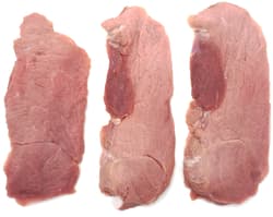 Thum BIO Mangalitza Schnitzel geschnitten