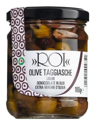 Olio Roi Ligurische Taggiasca Oliven ohne Stein