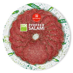 Wiltmann BIO Salami Pfeffer geschnitten