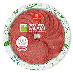 Wiltmann BIO Geflügel Salami geschnitten