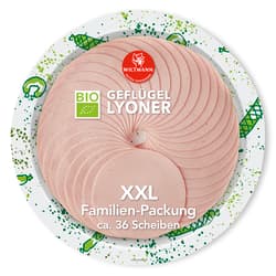 Wiltmann BIO Geflügel Lyoner XXL geschnitten