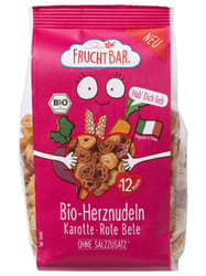 FruchtBar BIO-Herznudeln Karotte, Rote Bete