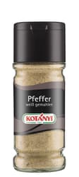 Kotányi Pfeffer weiß gemahlen Glas klein