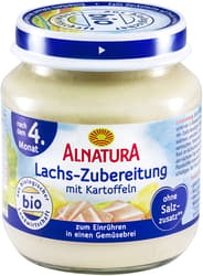 Alnatura BIO Potato and salmon preparation
