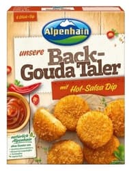 Alpenhain Back - Gouda Taler mit Hot Salsa Dip