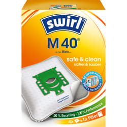 SWIRL M40/4 MP3 HOOVER BAG/4 PCS. + 1 FILTER