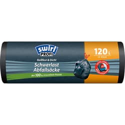 SWIRL Profi heavy duty bag with drawstring 120L, 12 bags