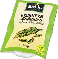 Bio.k. Green spelt spread 