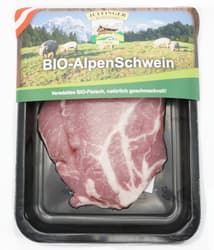 Juffinger BIO Alpen Schwein Schopfsteak geschnitten