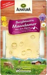 Alnatura BIO Maasdamer in slices