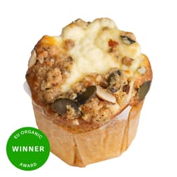 Joseph Brot BIO Karotten Muffin mit Creamcheese & Nusstopping