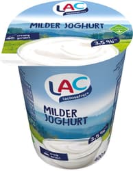 LAC lactose-free yoghurt 3.5%