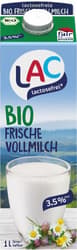 LAC laktosefreie BIO Frischmilch 3,5%