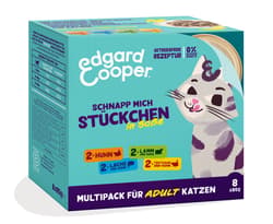 Edgard & Cooper cat MULTIPACK pieces in sauce