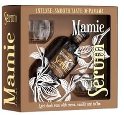 Serum Mamie Rum gift box with 2 glasses