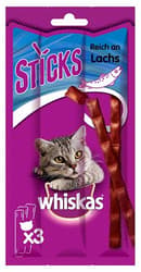 Whiskas Snacks Sticks - Rich in salmon