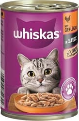 Whiskas can with poultry in sauce 1+