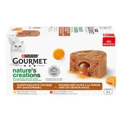 GOURMET Nature's Creations Saucenherz Huhn mit Karotte / Rind mit Tomate