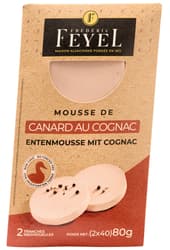Feyel Entenmousse mit Cognac von ungestopften Tieren