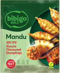Bibigo Dumpling mit Kimchi Geschmack, Mandu VEGAN (tiefgekühlt)