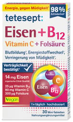 tetesept Iron 14mg +B12+C+Folic acid