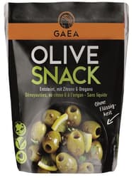 GAEA grüne Oliven ohne Stein Zitrone Oregano