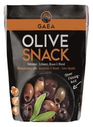 GAEA blonde, schwarze und braune Oliven entsteint