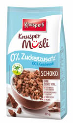 Knusperli Knuspermüsli 0% Zuckerzusatz Schoko